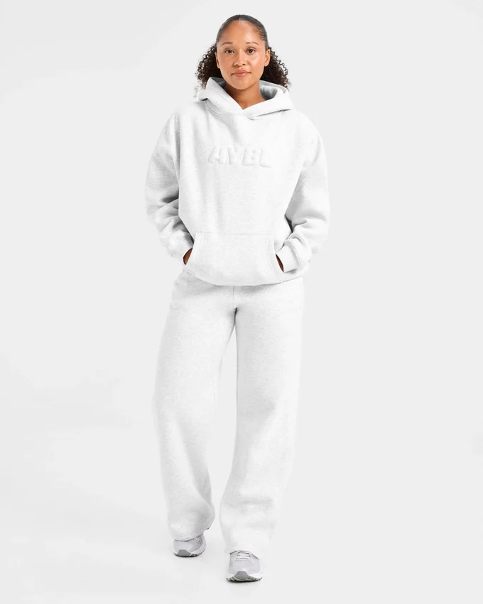 Pantalon de jogging classique oversize à jambes droites et en molleton