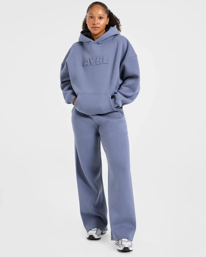 Pantalon de jogging classique oversize à jambes droites et en molleton