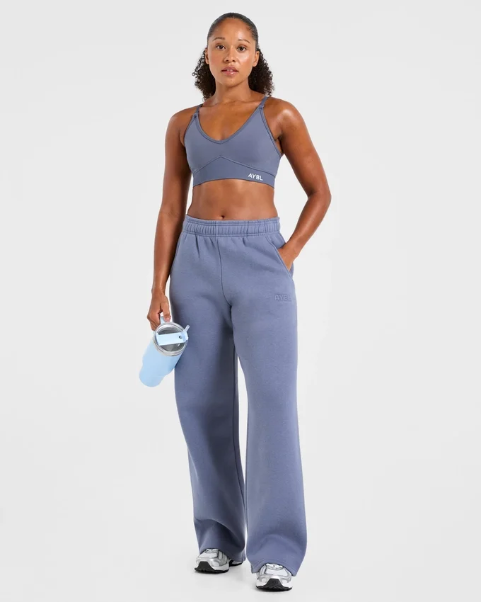 Pantalon de jogging classique oversize à jambes droites et en molleton