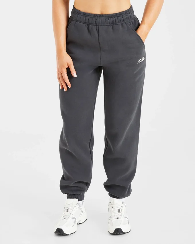 Pantalon de jogging oversize brodé rétro