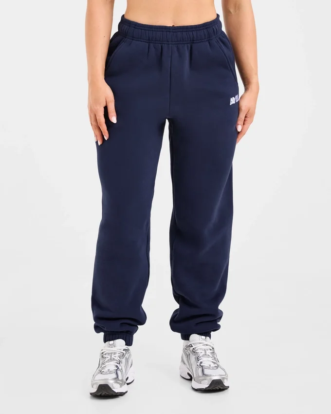 Pantalon de jogging oversize brodé rétro