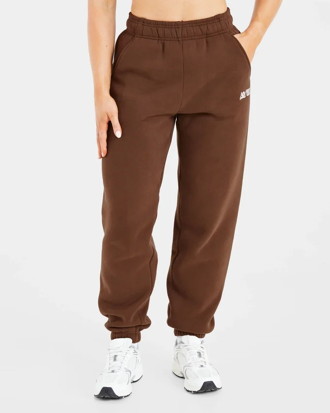 Pantalon de jogging oversize brodé rétro