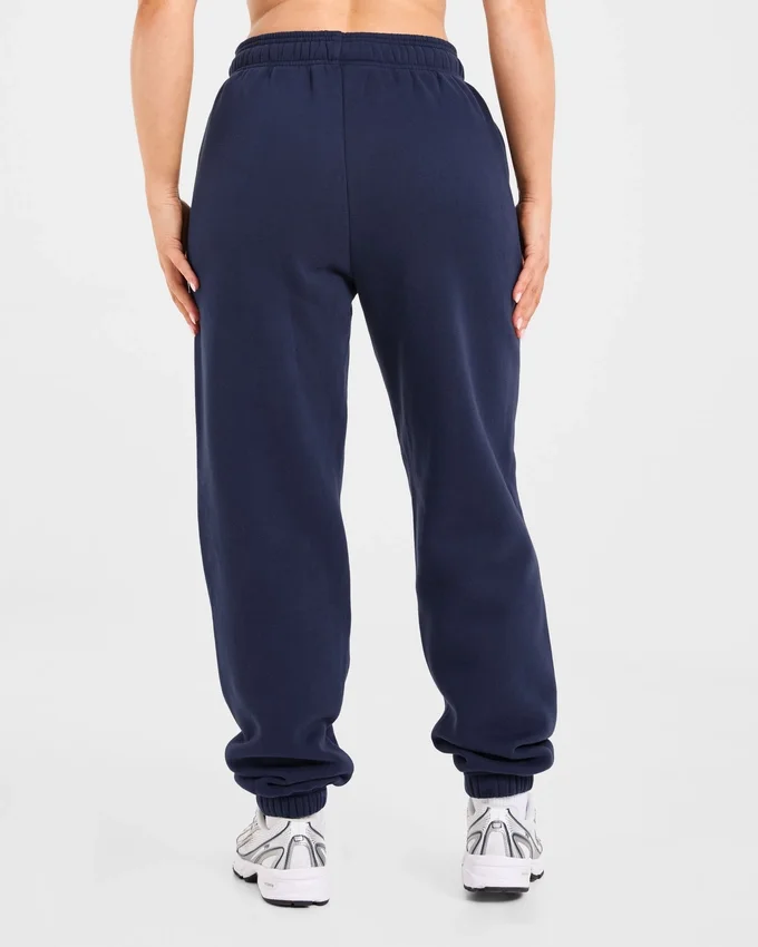 Pantalon de jogging oversize brodé rétro
