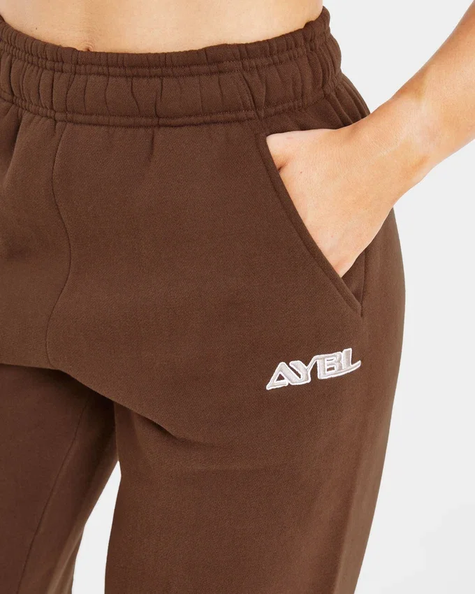 Pantalon de jogging oversize brodé rétro