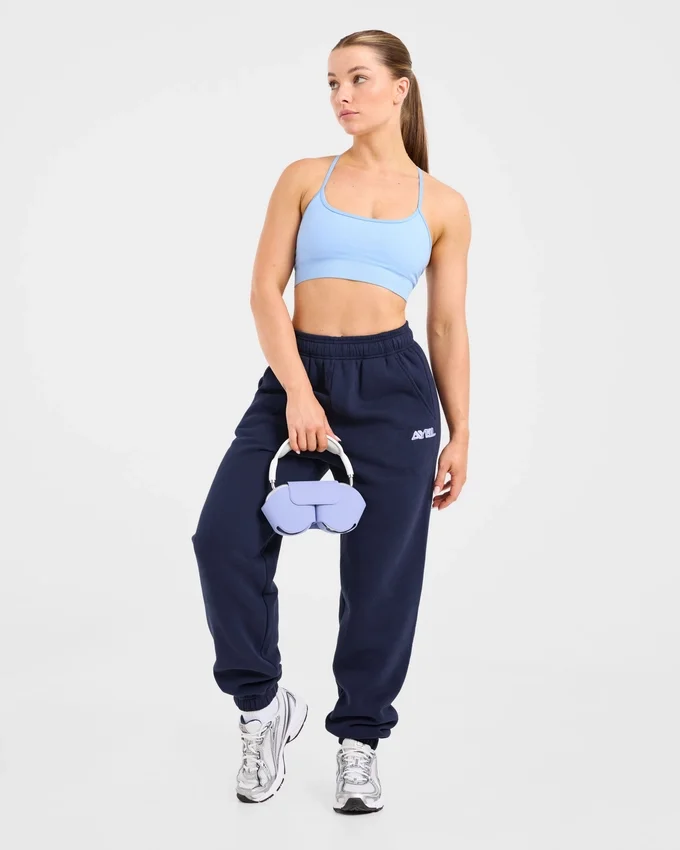 Pantalon de jogging oversize brodé rétro