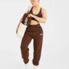 Pantalon de jogging oversize brodé rétro