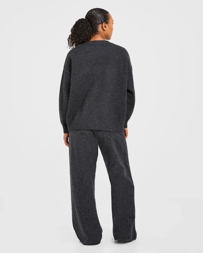 Pantalon de jogging oversize en maille « Varsity »