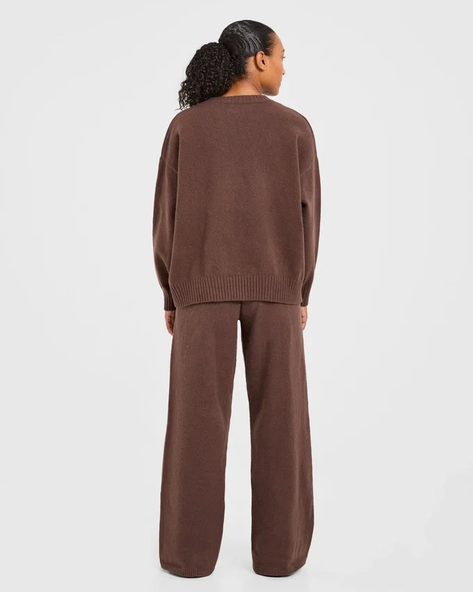 Pantalon de jogging oversize en maille « Varsity »