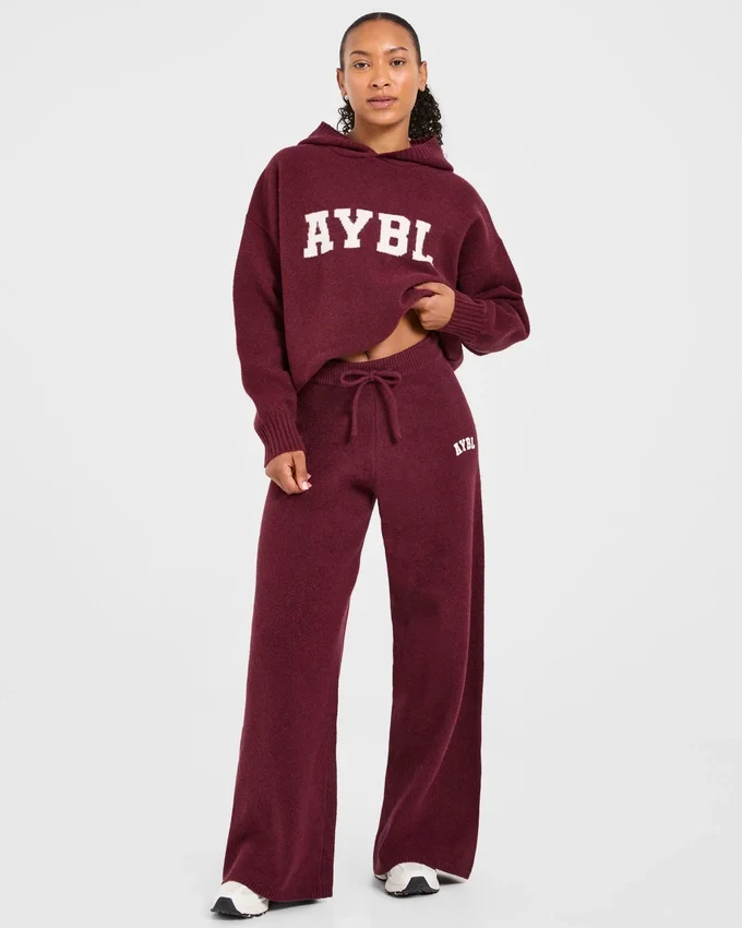 Pantalon de jogging oversize en maille « Varsity »