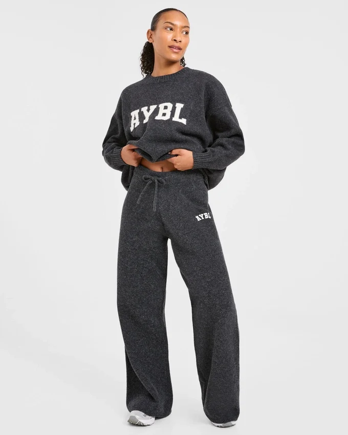 Pantalon de jogging oversize en maille « Varsity »