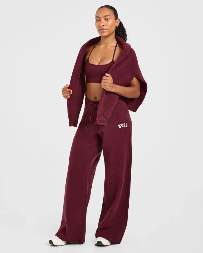 Pantalon de jogging oversize en maille « Varsity »