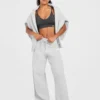 Pantalon de jogging oversize en maille « Varsity »