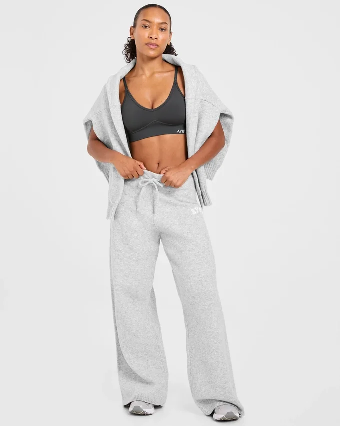 Pantalon de jogging oversize en maille « Varsity »
