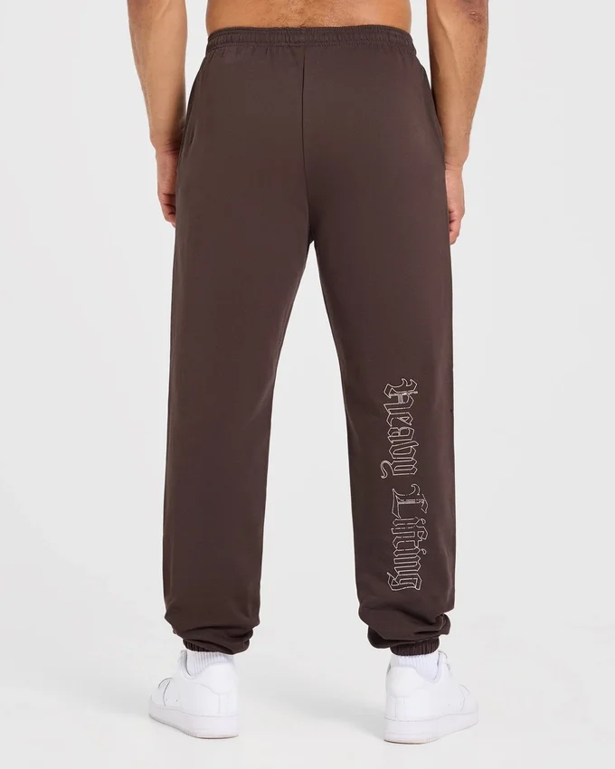 Pantalon de jogging oversize « Heavy Lifting Gothic »