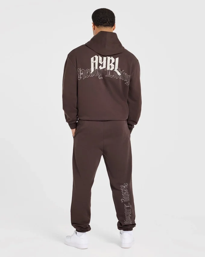 Pantalon de jogging oversize « Heavy Lifting Gothic »