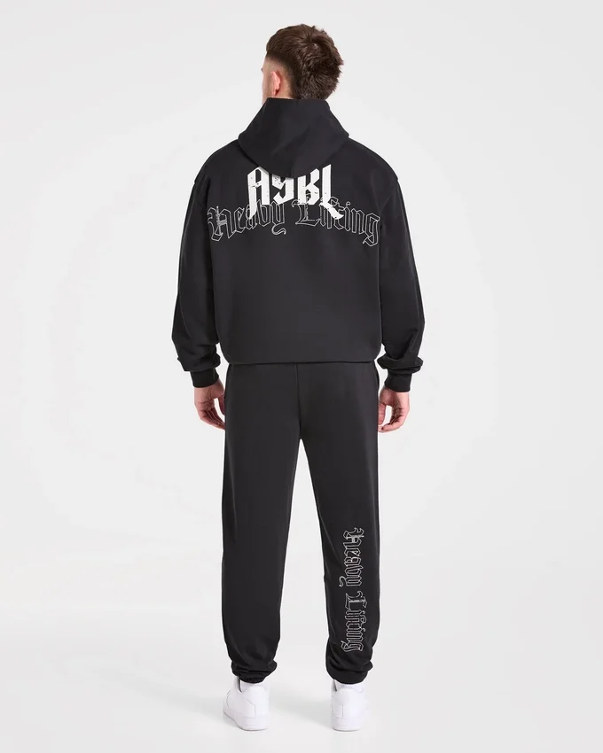 Sweat à capuche oversize « Heavy Lifting Gothic »