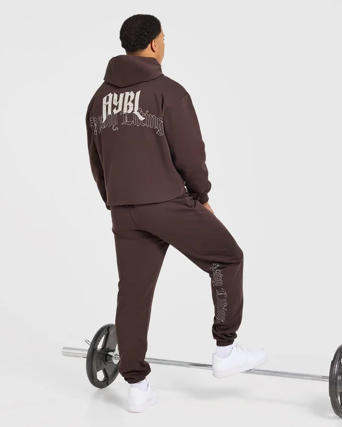 Pantalon de jogging oversize « Heavy Lifting Gothic »