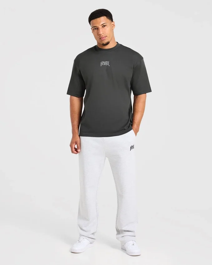 T-shirt oversize « Heavy Lifting Gothic »