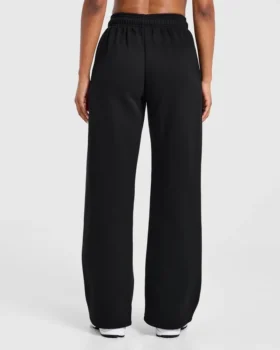 Pantalon de jogging oversize à jambes droites avec logo « Varsity » appliqué