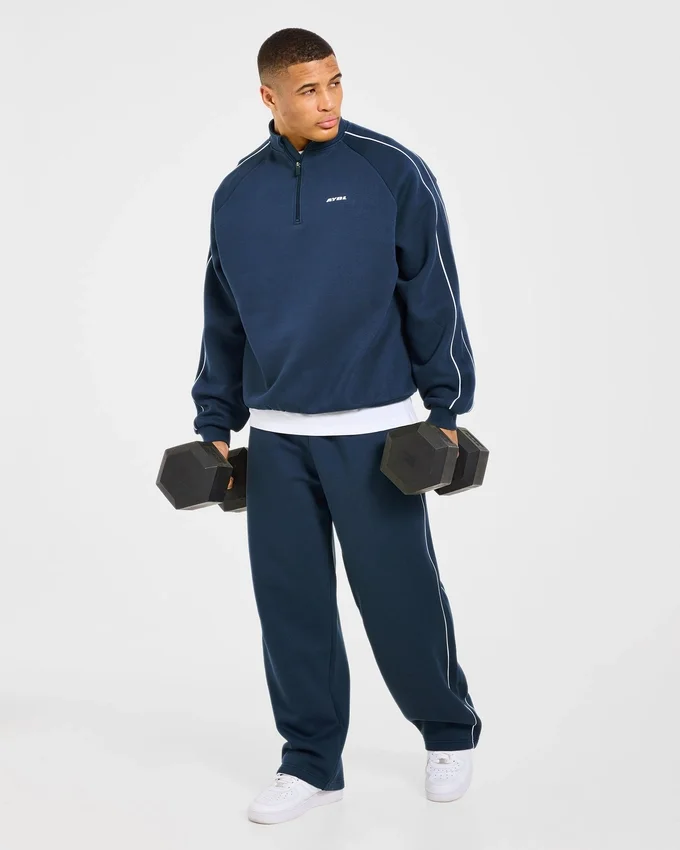 Pantalon de jogging oversize à jambes droites Restore