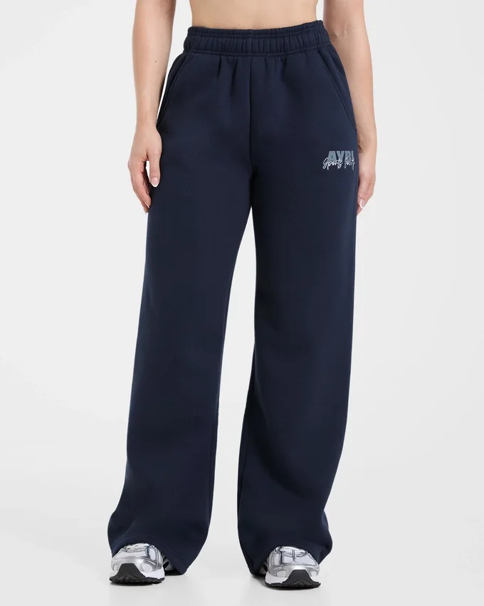 Pantalon de jogging oversize à jambes droites Sports Society