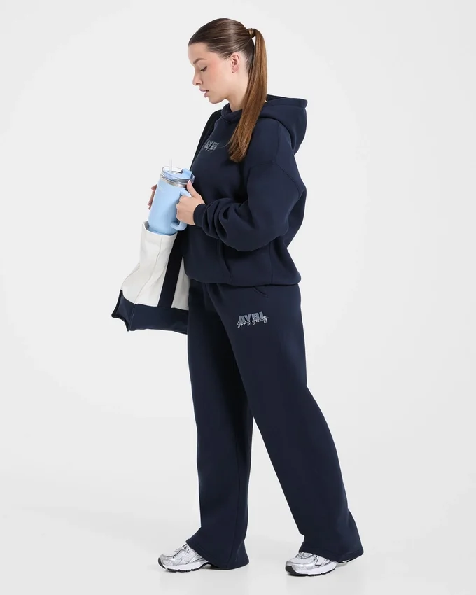 Pantalon de jogging oversize à jambes droites Sports Society