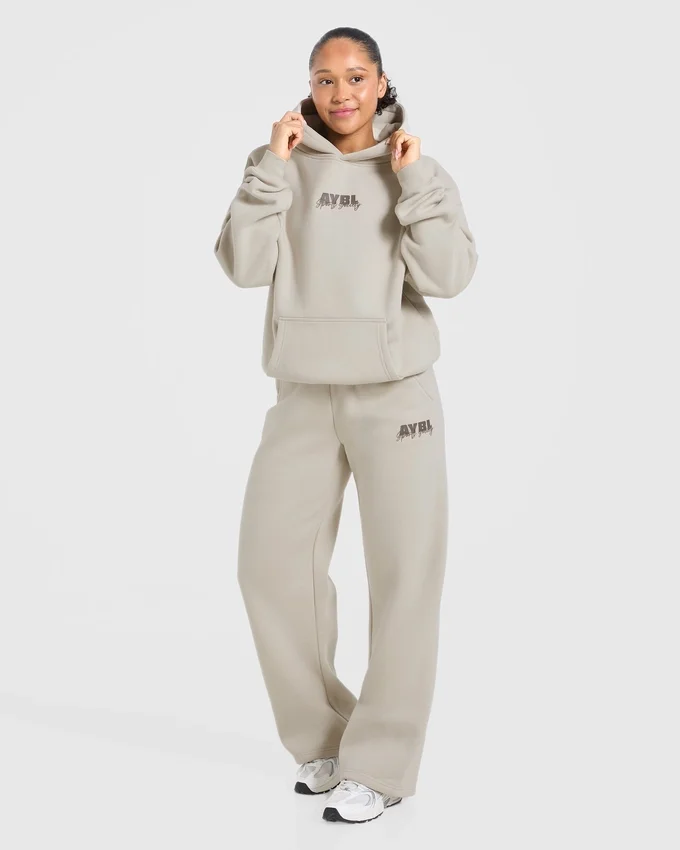 Pantalon de jogging oversize à jambes droites Sports Society
