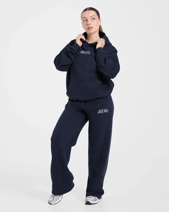 Pantalon de jogging oversize à jambes droites Sports Society