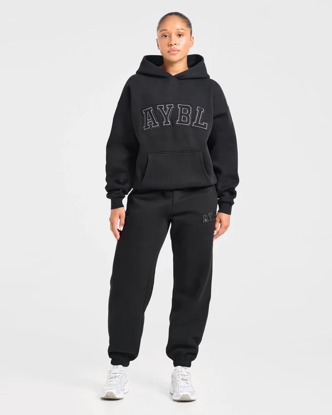 Pantalon de jogging oversize « Varsity » avec logo appliqué