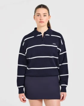 Polo en maille décontracté Signature