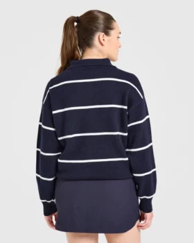 Polo en maille décontracté Signature