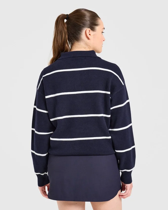 Polo en maille décontracté Signature