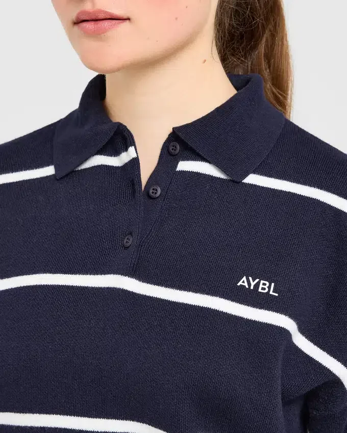 Polo en maille décontracté Signature