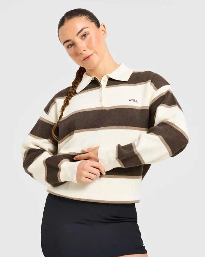 Polo en maille décontracté Signature