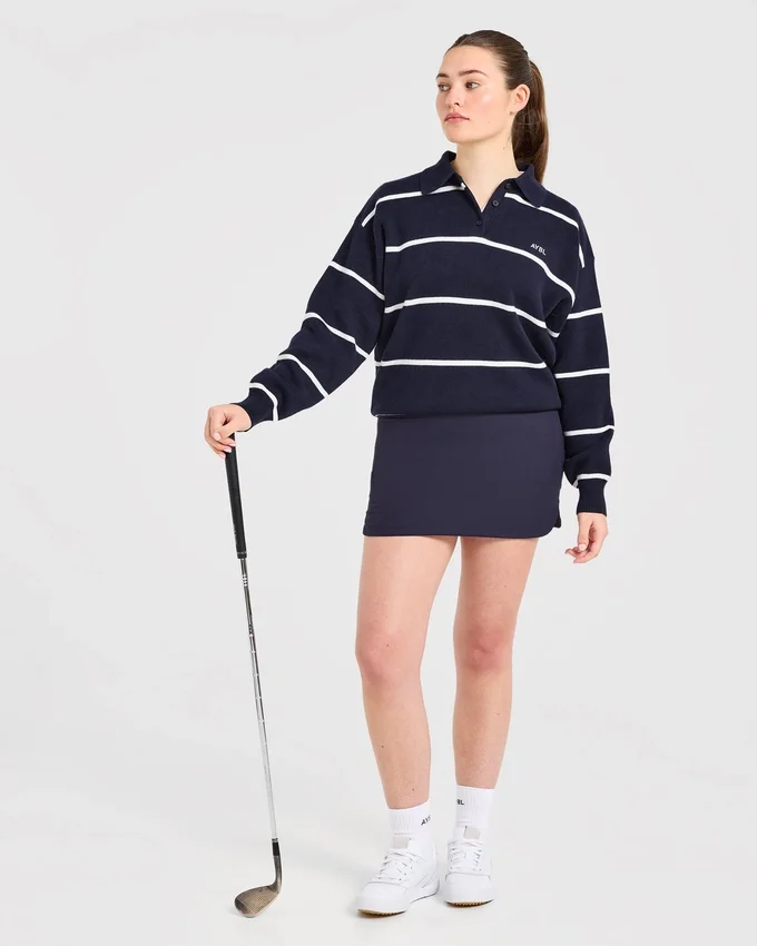 Polo en maille décontracté Signature