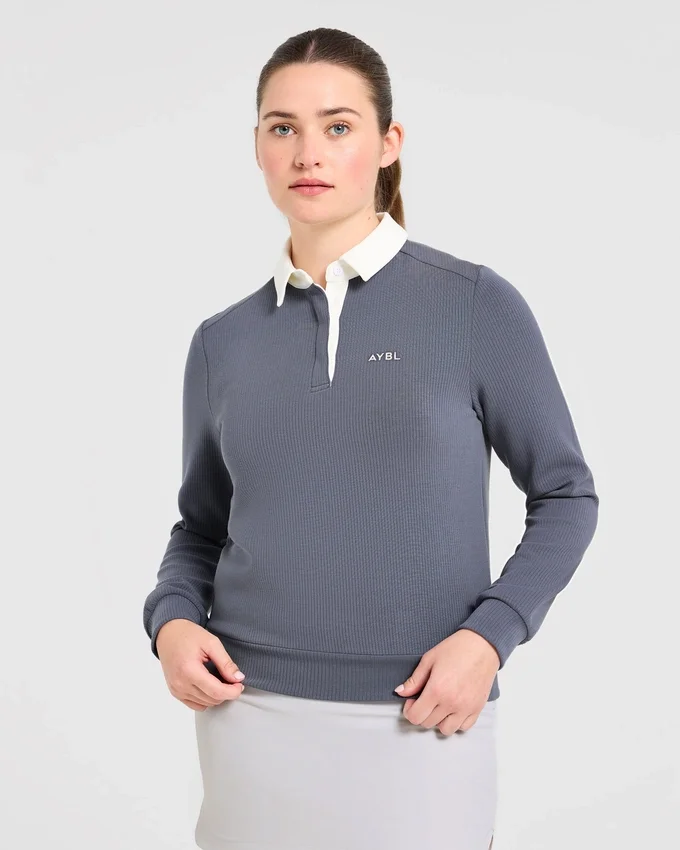 Polo à manches longues Signature