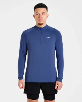 Pull Attain sans coutures à demi-zip