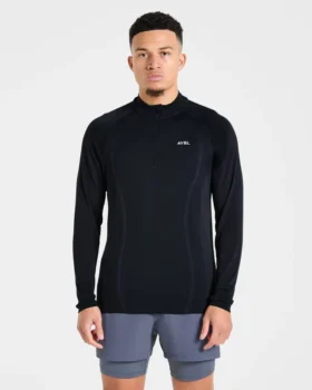 Pull Attain sans coutures à demi-zip