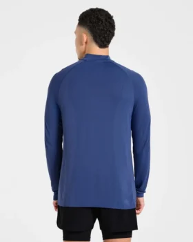 Pull Attain sans coutures à demi-zip