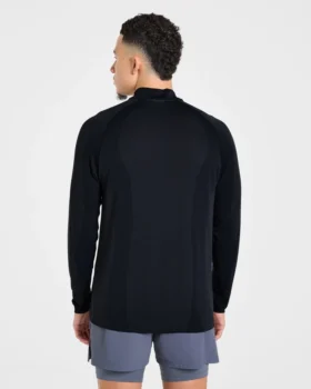 Pull Attain sans coutures à demi-zip