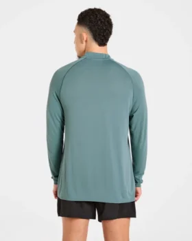 Pull Attain sans coutures à demi-zip