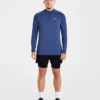 Pull Attain sans coutures à demi-zip