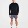 Pull Attain sans coutures à demi-zip