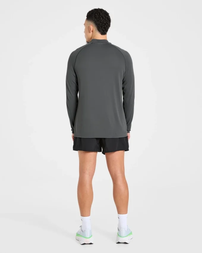 Pull Attain sans coutures à demi-zip