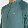 Pull Attain sans coutures à demi-zip