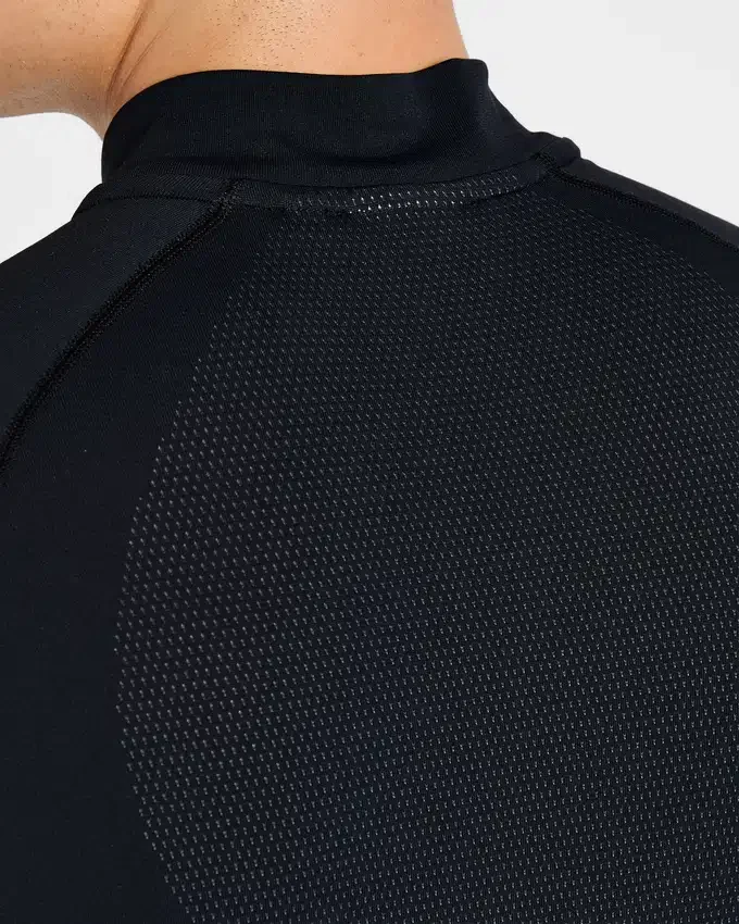Pull Attain sans coutures à demi-zip