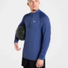Pull Attain sans coutures à demi-zip