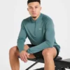 Pull Attain sans coutures à demi-zip