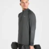 Pull Attain sans coutures à demi-zip