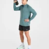 Pull Attain sans coutures à demi-zip